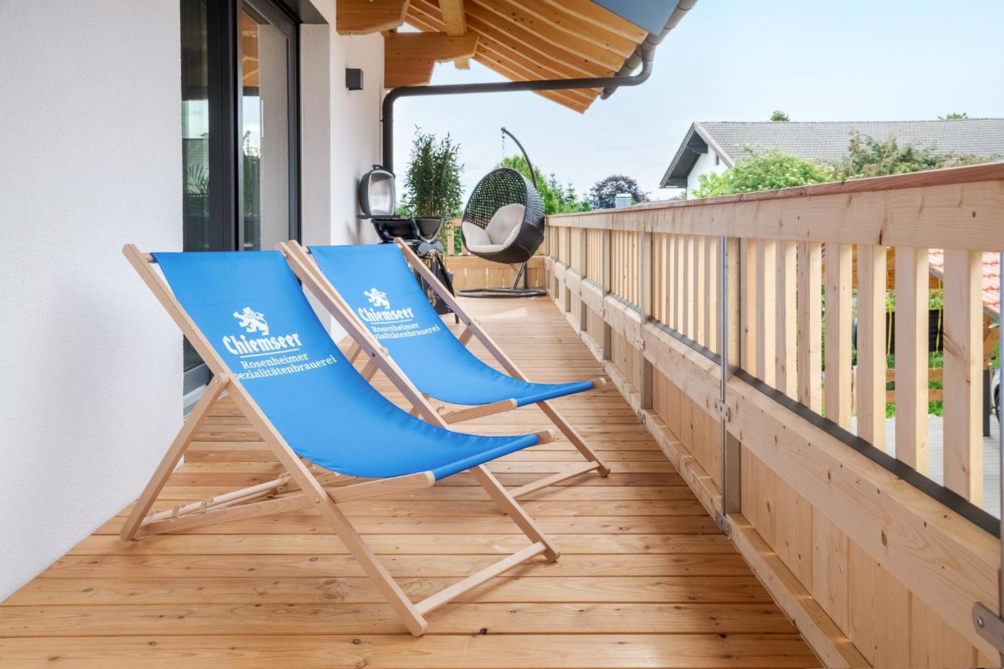 Fenjoy: Ferienapartment In Neubau / Balkon / Bbq Bernau am Chiemsee Extérieur photo